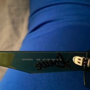 Loewe Sunglasses with removable lenses for prescription lenses